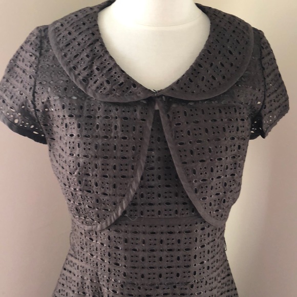 Eyelet sundress w/ bolero shrug - Picture 3 of 4